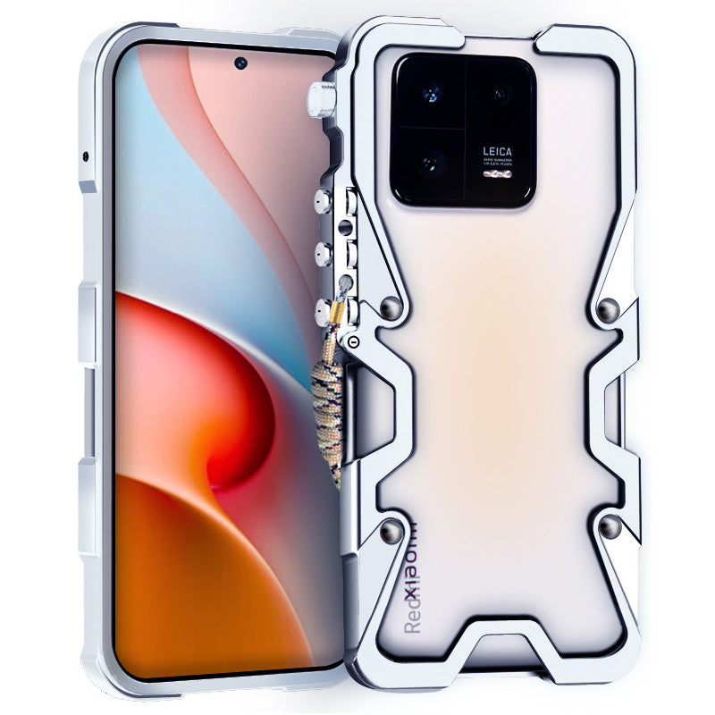 For Xiaomi 13T / 13T Pro / 13 Pro 5G / Redmi K60 Ultra Case Mechanical Arm Aluminium Alloy Dropproof Hard Phone Cover For Xiaomi 13T / 13T Pro / 13 Pro 5G / Redmi K60 Ultra Case Mechanical Arm Aluminium Alloy Dropproof Hard Phone Cover